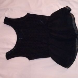 Papaya Black Tank Top